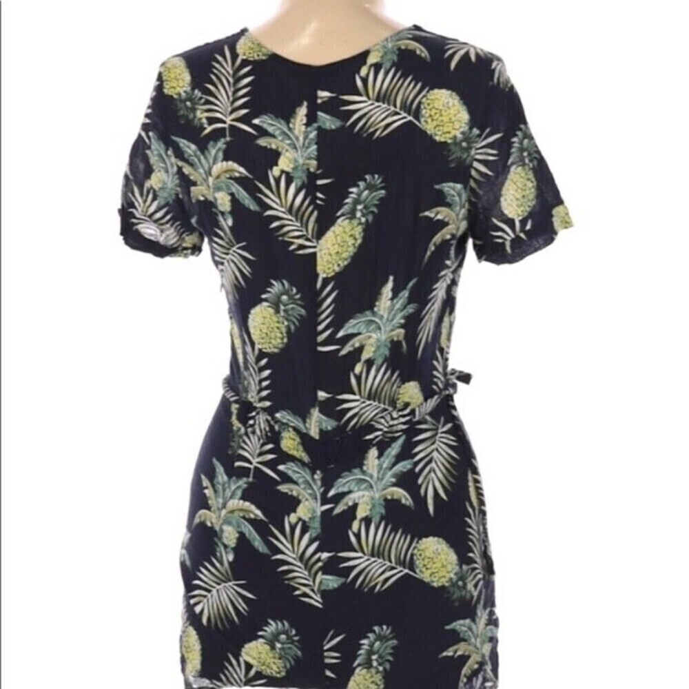 Very J size medium navy tropical vacay dress - Picture 3 of 4